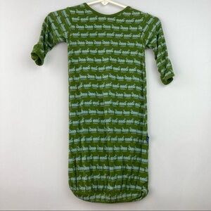 Kickee Pants moss ants sleeping gown